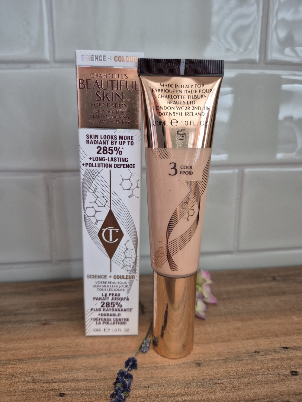 Charlotte Tilbury Beautiful Skin Foundation - Rose Gold & Nude